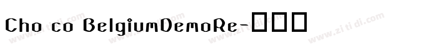 Cho co BelgiumDemoRe字体转换